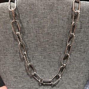Stainless link design necklace.